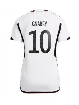 Tyskland Serge Gnabry #10 Replika Hemmakläder Dam VM 2022 Kortärmad
